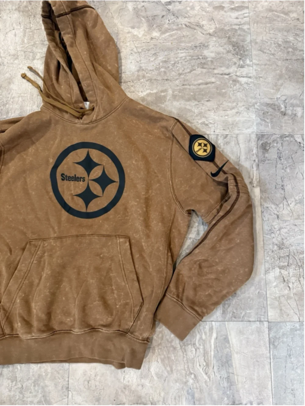 Nike Sweatshirt Size S Pittsburgh Steelers Salute to Service Brown Hoodie 2023